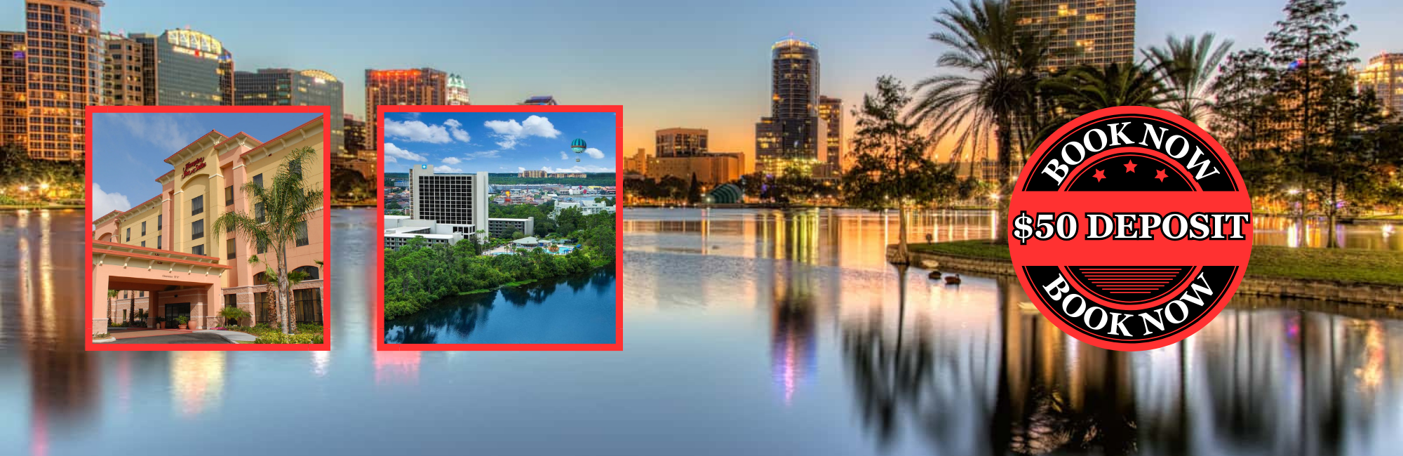 Book Your Lake Buena Vista Florida Stay For A Small $50 Deposit Today At OrlandoVacationHotels.com!